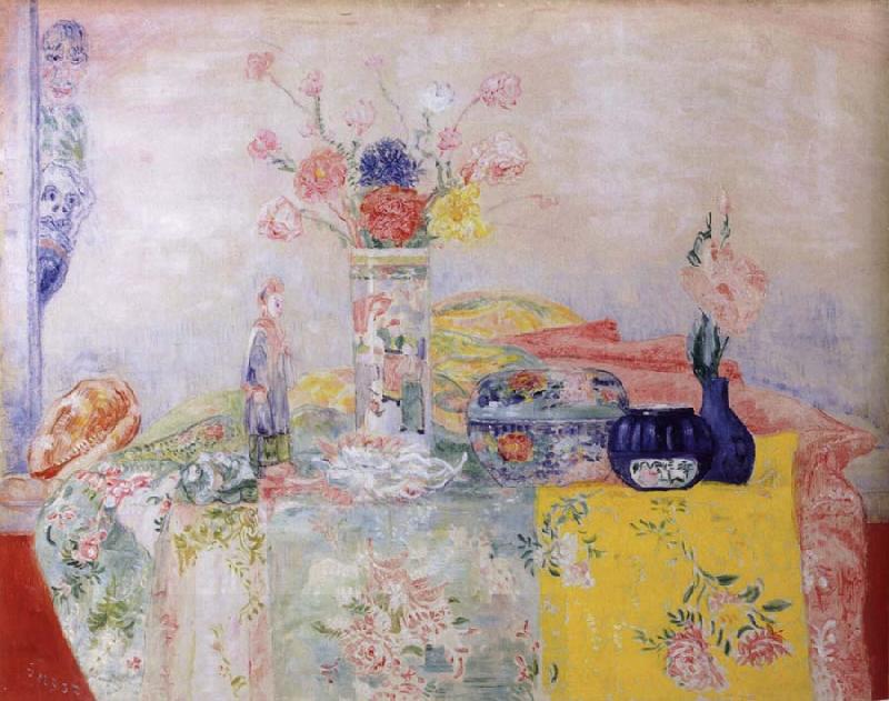 James Ensor Still life with Chinoiseries China oil painting art